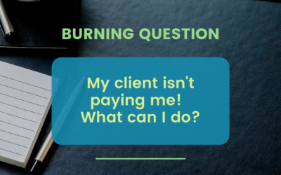 My Client isn’t paying me – now what?